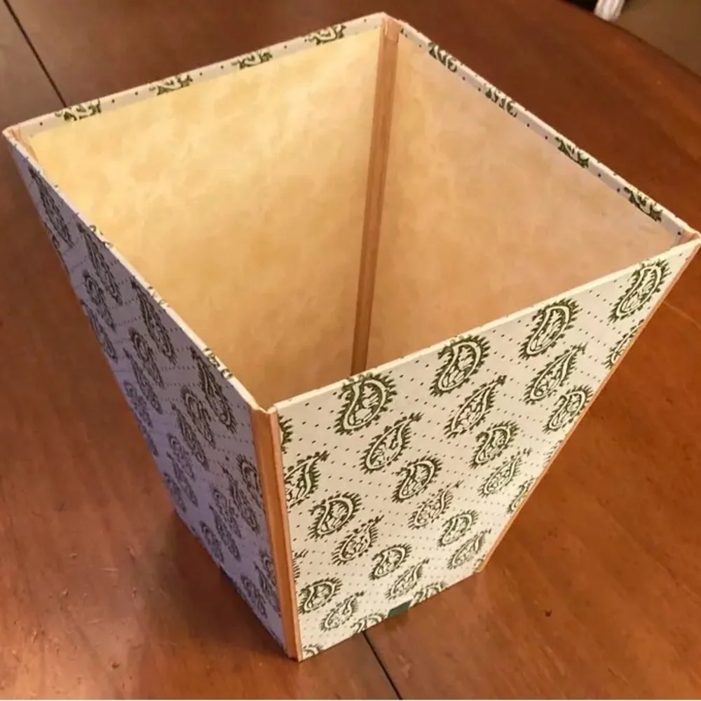 Vintage Italian Handmade bookbinders paper desk office organizers, 6 pieces plus